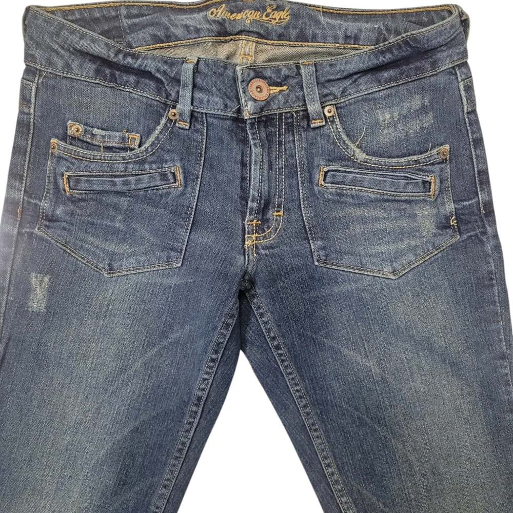 Boot Cut Ripped Jeans - Picture 3 of 3